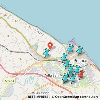 Mappa Str. di Caprilino, 61121 Pesaro PU, Italia (2.62167)