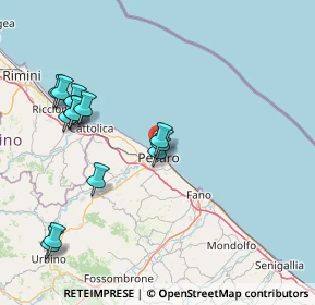 Mappa Viale Monfalcone, 61121 Pesaro PU, Italia (16.99077)