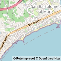 Map San Bartolomeo al Mare
