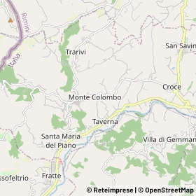 Mappa Monte Colombo