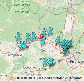 Mappa Via del Casello, 51100 Pistoia PT, Italia (15.7045)