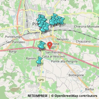 Mappa Via del Casello, 51100 Pistoia PT, Italia (1.947)
