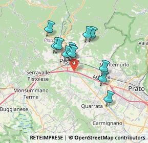 Mappa Via del Casello, 51100 Pistoia PT, Italia (5.66833)