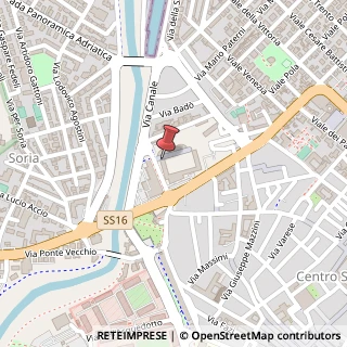Mappa Via Mario del Monaco, 104, 61121 Pesaro, Pesaro e Urbino (Marche)