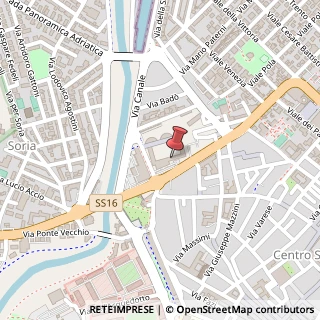 Mappa Via Mario del Monaco, 3, 61121 Pesaro, Pesaro e Urbino (Marche)