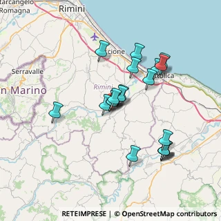Mappa Via G. Colombari, 47833 Morciano di Romagna RN, Italia (6.786)