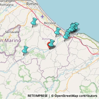 Mappa Via Cavalli, 47833 Morciano di Romagna RN, Italia (7.16)