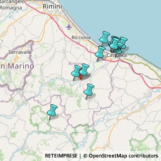 Mappa Via G. Colombari, 47833 Morciano di Romagna RN, Italia (7.25167)