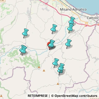 Mappa Via G. Colombari, 47833 Morciano di Romagna RN, Italia (3.67167)