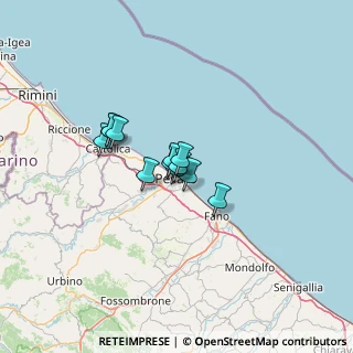 Mappa Viale della Repubblica, 61121 Pesaro PU, Italia (7.44)