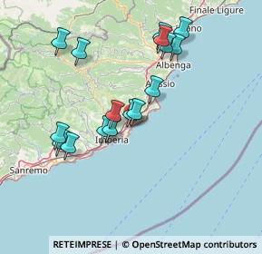 Mappa Via Agli Orti, 18013 Diano Marina IM, Italia (14.24438)