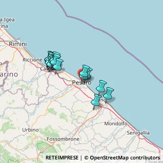 Mappa Via della Vetreria, 61121 Pesaro PU, Italia (12.207)