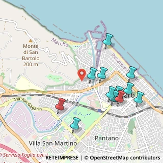 Mappa Via Gastone Rigoni, 61121 Pesaro PU, Italia (1.0625)