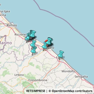 Mappa Via Gastone Rigoni, 61121 Pesaro PU, Italia (9.83563)