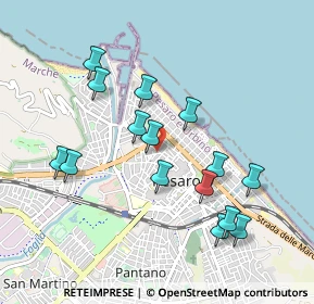 Mappa Via Luca della Robbia, 61121 Pesaro PU, Italia (0.95)