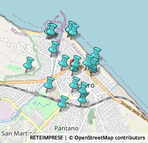 Mappa Via Fattori, 61121 Pesaro PU, Italia (0.7375)