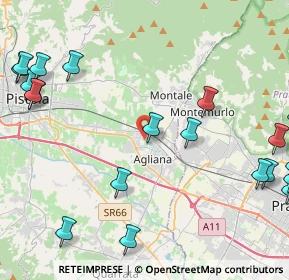 Mappa Via Lucca, 51031 Agliana PT, Italia (6.2785)