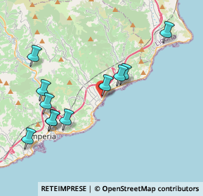 Mappa Viale Kennedy, 18013 Diano Marina IM, Italia (4.23273)