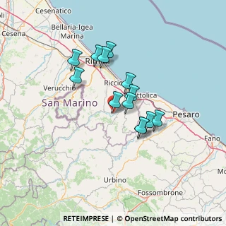 Mappa Via Meucci, 47832 San Clemente RN, Italia (10.99692)