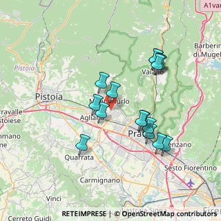 Mappa Via Roma, 59013 Montemurlo PO, Italia (7.0225)