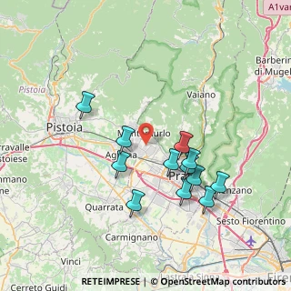 Mappa Via Roma, 59013 Montemurlo PO, Italia (7.1675)
