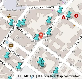 Mappa Via R. Bucci, 47833 Morciano di Romagna RN, Italia (0.112)