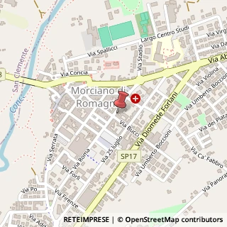 Mappa Via Roma, 33, 47833 Morciano di Romagna, Rimini (Emilia Romagna)