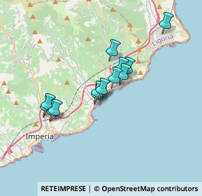 Mappa Via Generale Arduino, 18013 Diano Marina IM, Italia (2.83077)