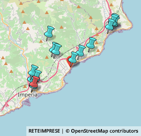 Mappa Via Ardoino Gen., 18023 Diano Marina IM, Italia (4.13)