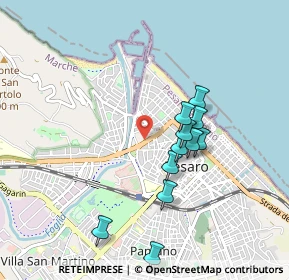 Mappa Viale Goffredo Mameli, 61121 Pesaro PU, Italia (0.85727)
