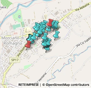Mappa Via dei Platani, 47833 Morciano di Romagna RN, Italia (0.25667)