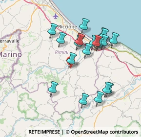 Mappa Via dei Platani, 47833 Morciano di Romagna RN, Italia (7.29737)