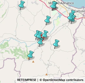 Mappa Via dei Platani, 47833 Morciano di Romagna RN, Italia (3.98692)