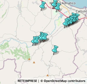 Mappa Via dei Platani, 47833 Morciano di Romagna RN, Italia (4.212)