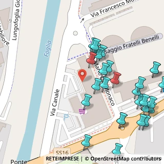 Mappa Via Mario del Monaco, 61121 Pesaro PU, Italia (0.06071)