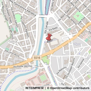 Mappa Via Mario Del Monaco,  19, 61100 Pesaro, Pesaro e Urbino (Marche)