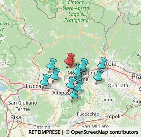 Mappa Via di Speri, 51017 Pescia PT, Italia (9.80077)