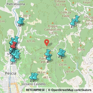 Mappa Via di Speri, 51017 Pescia PT, Italia (1.52692)