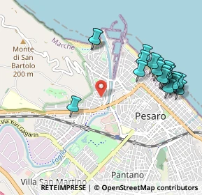 Mappa Via Lodovico Agostini, 61121 Pesaro PU, Italia (1.143)