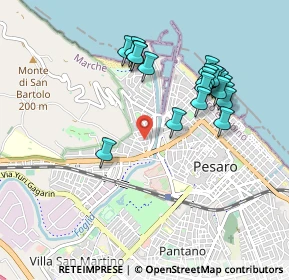 Mappa Via Lodovico Agostini, 61121 Pesaro PU, Italia (0.957)