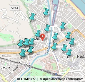 Mappa Via Lodovico Agostini, 61121 Pesaro PU, Italia (0.4735)