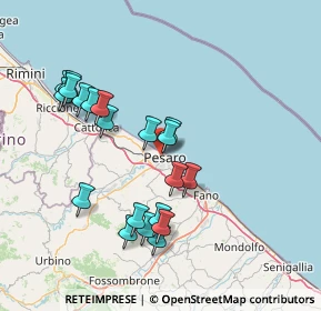 Mappa Via Lodovico Agostini, 61121 Pesaro PU, Italia (15.068)