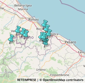 Mappa Via Boccioni 47 c, 47833 Morciano di Romagna RN, Italia (9.33455)