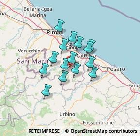 Mappa Via Boccioni 47 c, 47833 Morciano di Romagna RN, Italia (9.27333)