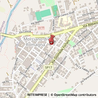 Mappa Via Montanari, 16, 47833 Morciano di Romagna, Rimini (Emilia Romagna)