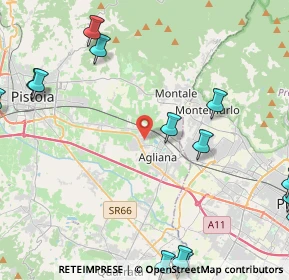 Mappa Via Giorgio la Pira, 51031 Agliana PT, Italia (7.25)