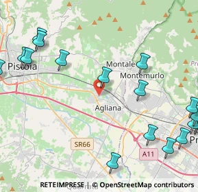 Mappa Via Giorgio la Pira, 51031 Agliana PT, Italia (6.516)