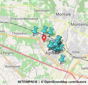 Mappa Via Giorgio la Pira, 51031 Agliana PT, Italia (1.21571)