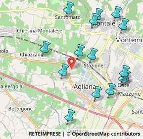 Mappa Via Giorgio la Pira, 51031 Agliana PT, Italia (2.404)