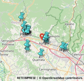 Mappa Via Giorgio la Pira, 51031 Agliana PT, Italia (6.2015)
